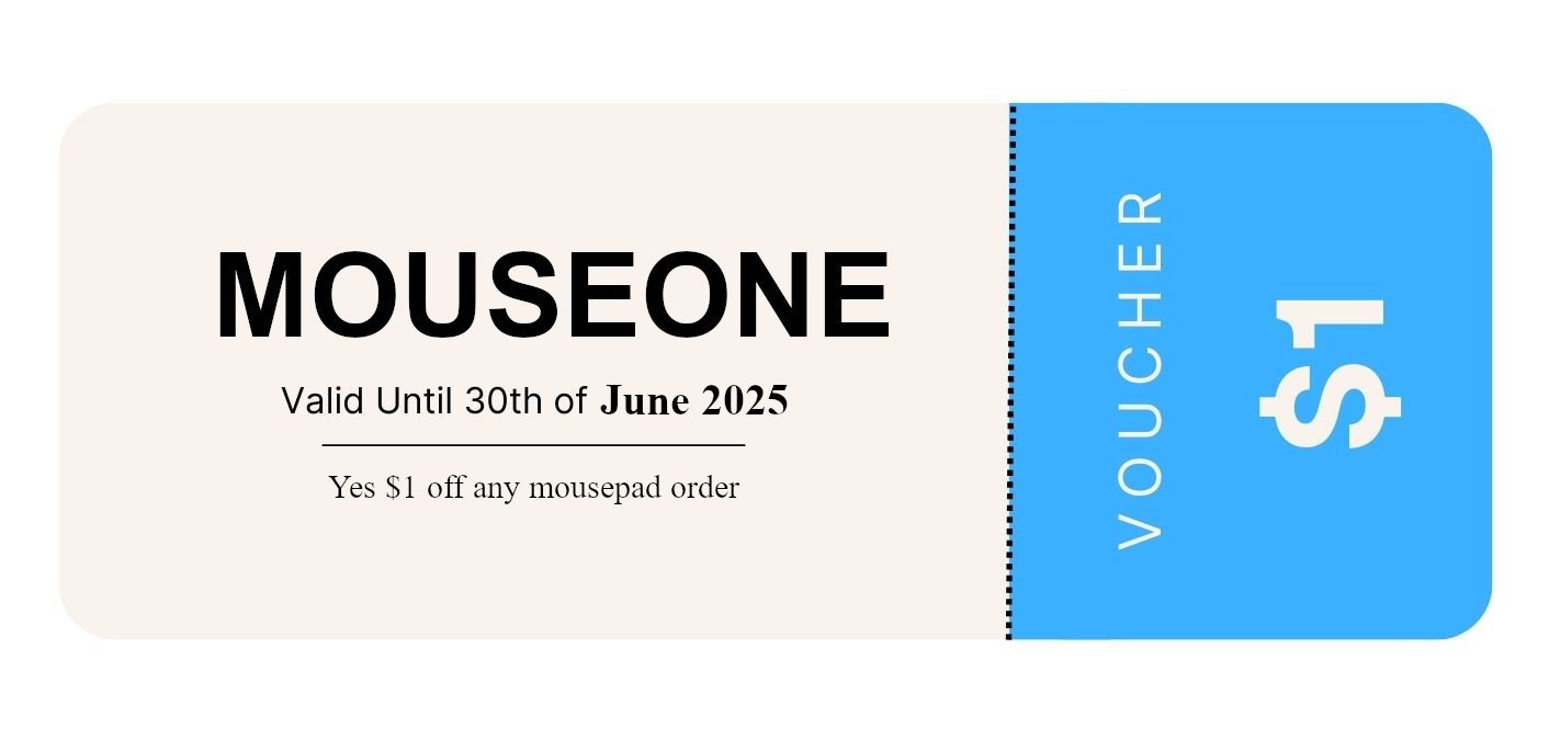 vourcher for $1 off mousepad order