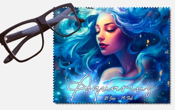 Lens Cleaning Cloths - The Beautiful Zodiac Collection - Aquarius