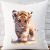 Watercolour Baby Tiger Cushion Cover